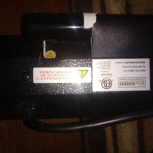 110 inch electric screen. Used once. New. In plast